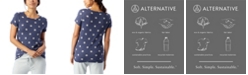 Alternative Apparel Women's Ideal Printed Eco-Jersey T-shirt